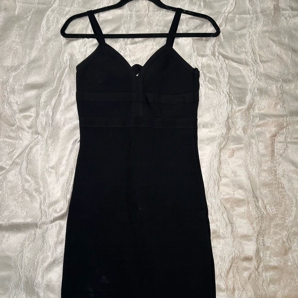 Bebe Black Bandage Dress